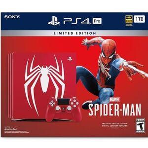 Sony PS4 Spider-Man Edition - Amazing Red